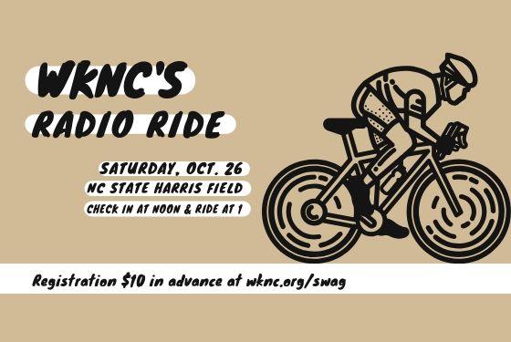 WKNCs's Radio Ride Saturday, Oct. 26 on Harris Field