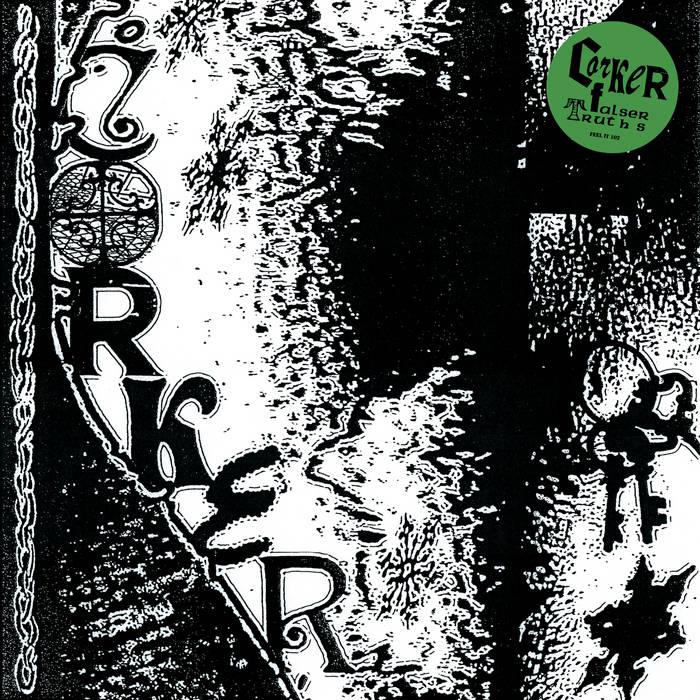 Corker's album art for "Falser Truths"