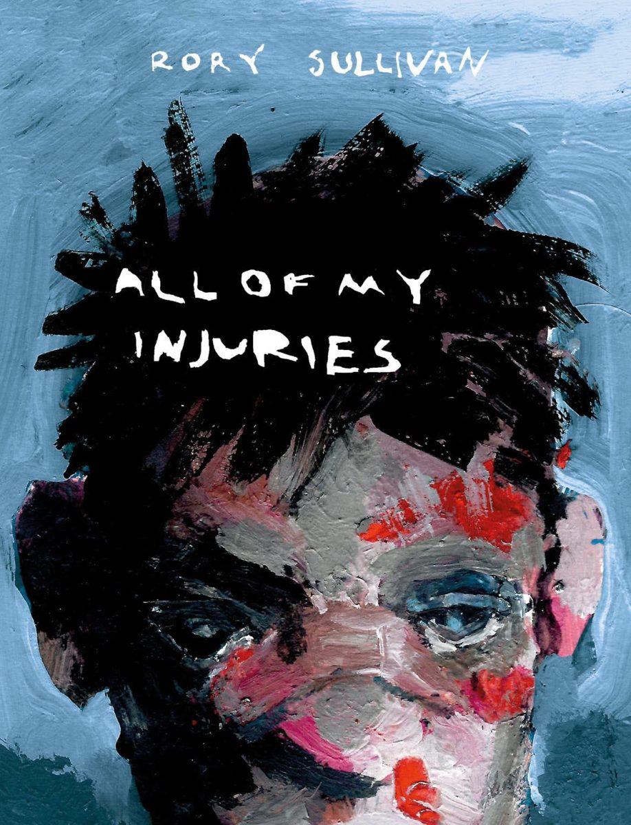 ”All of My Injuries” zine cover photo (artwork by JAK!)