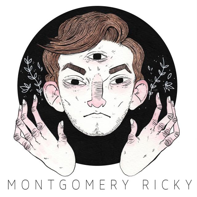 A stylized artwork of a man with three eyes with two disembodied hands framing him on a black circle backdrop. Used by Creative Commons Attribution-ShareAlike 4.0 International.